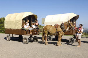 en familia en caravana