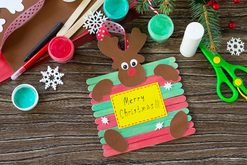 felicitaciones de navidad para hacer con niños