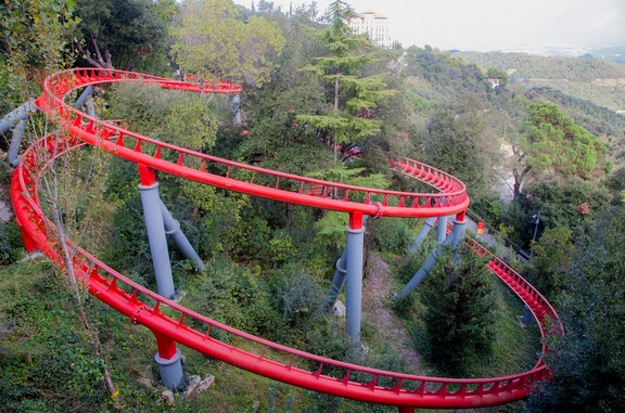 LA MONTAÑA RUSA DEL TIBIDABO