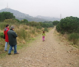 Paseando por los caminos del Parque de Collserola tenemos la sensación de estar muy, muy lejos de Barcelona. Incluso se hace extraño tener una gran ciudad tan cerca y estar rodeado de tanta vegetación y espacios boscosos.