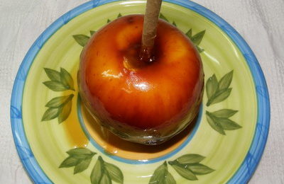 manzanas de caramelo