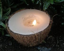 velas de jardín