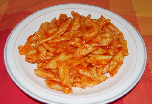 macarrones con cebolla y azúcar