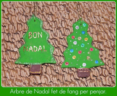 ORNAMENTS DE NADAL AMB FANG I FELTRE