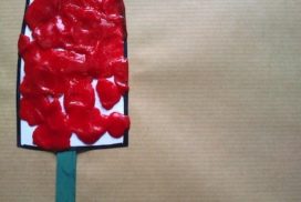 gelat de maduixa de plastilina