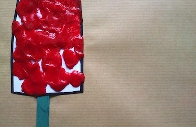 gelat de maduixa de plastilina
