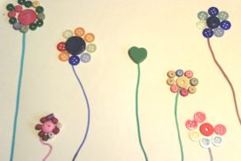 manualidades infantiles con botones