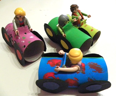 COCHES DE CARRERAS PARA LOS PLAYMOBIL