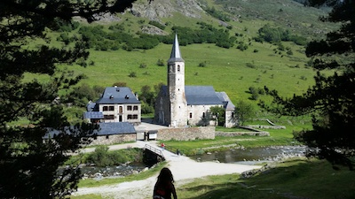 vall d'aran con niños