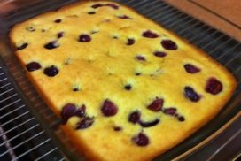 pastel de cereza