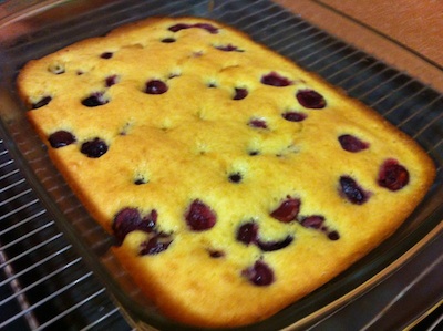 pastel de cereza