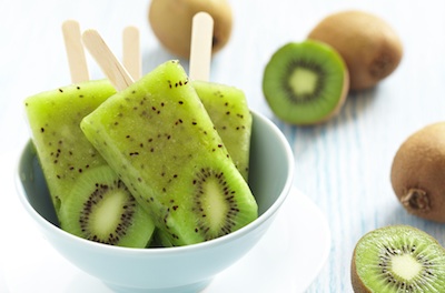 HELADO DE KIWI receta fácil