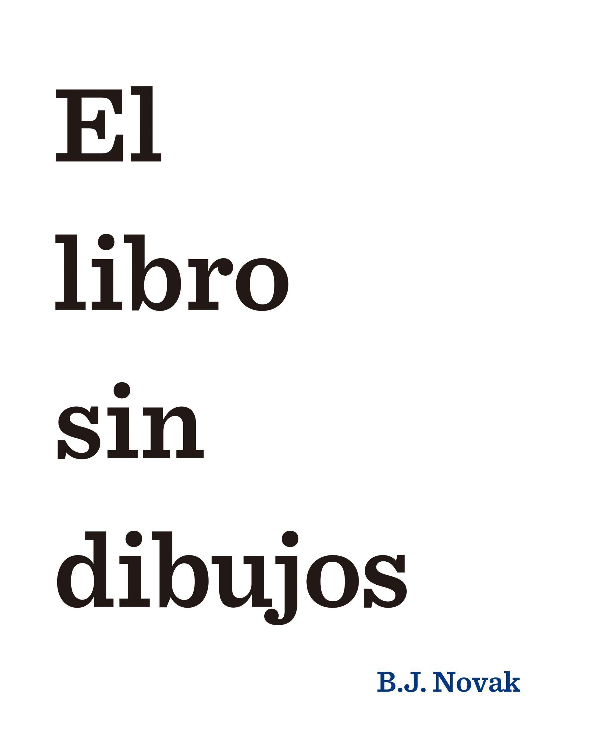 el libro sin dibujos