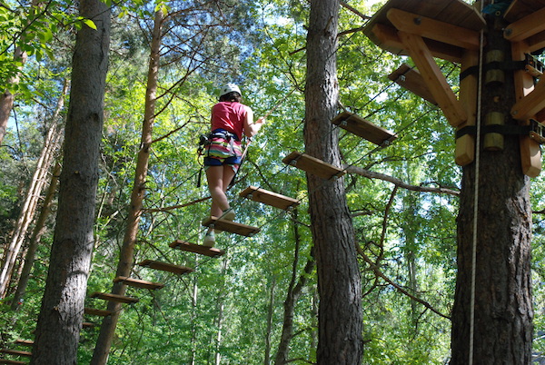 Aventura sobre los árboles en el Pallars Sobirà