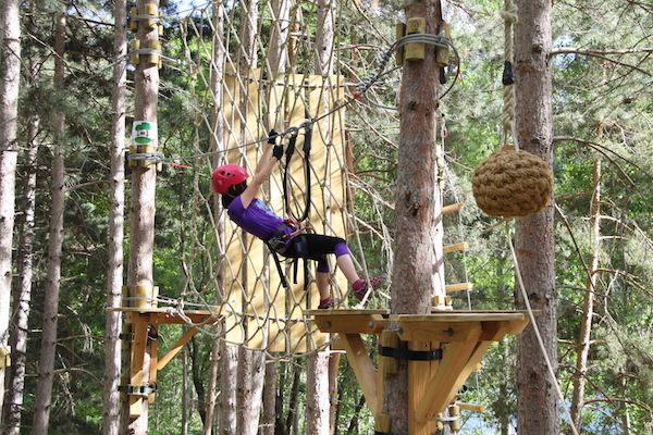 Aventura sobre los árboles en el Pallars Sobirà