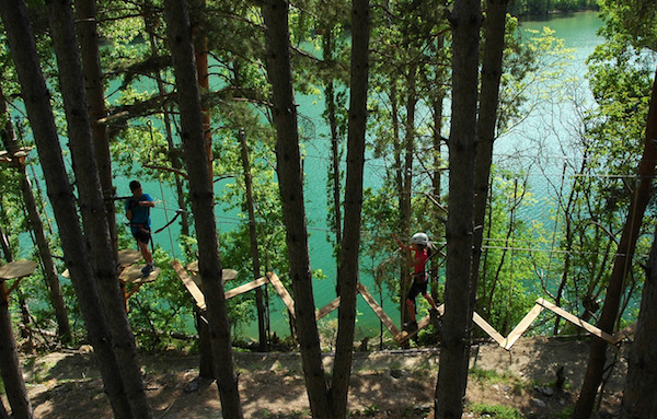 Aventura sobre los árboles en el Pallars Sobirà