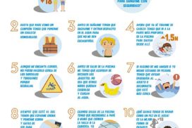 10 medidas de seguridad en la piscina