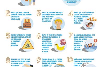 10 medidas de seguridad en la piscina