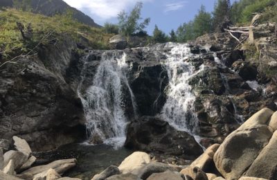 salto de agua de Aigües Tortes