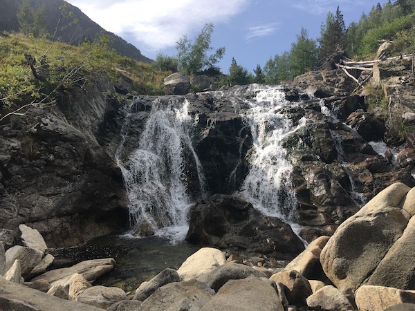 salto de agua de Aigües Tortes