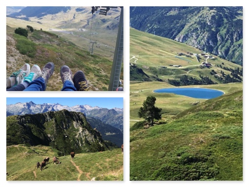 vall d'aran con niños