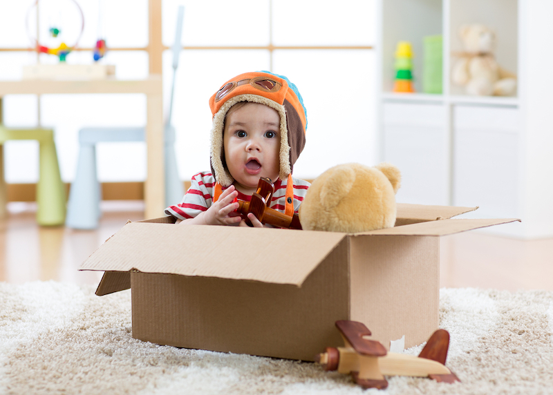 Manualidades para hacer con niños con cajas de carton