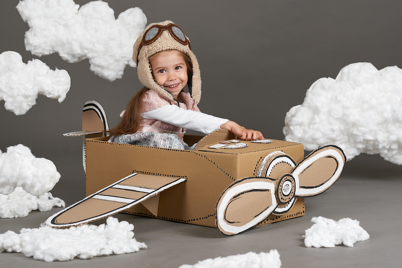 Manualidades para hacer con niños con cajas de carton