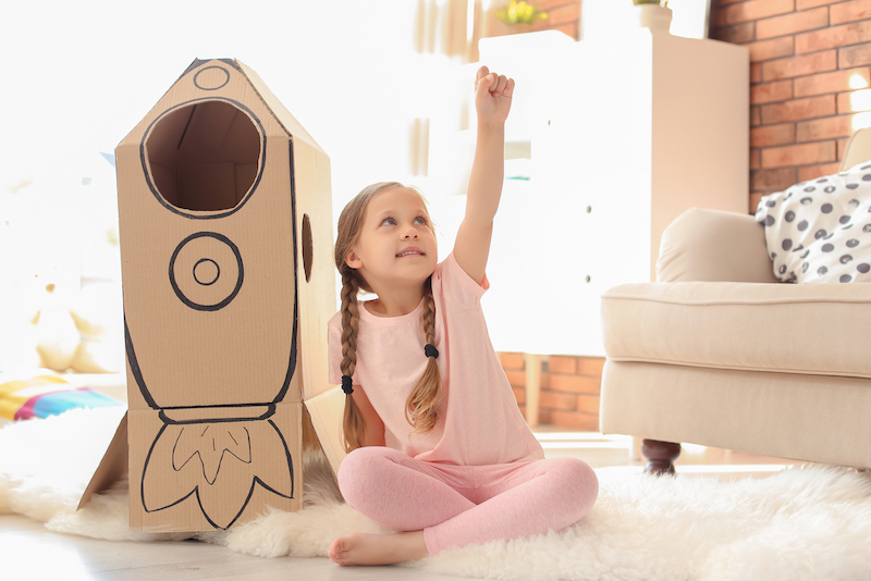 Manualidades para hacer con niños con cajas de carton