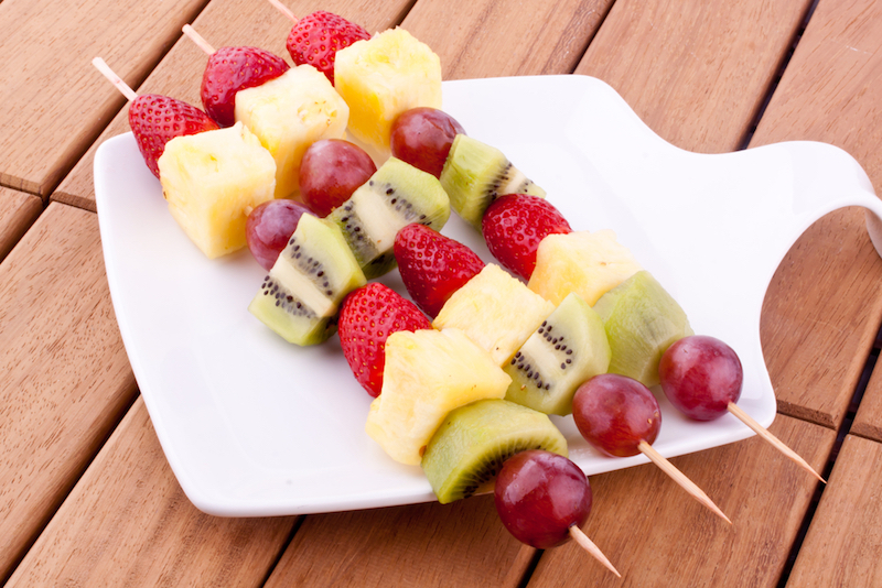  postres con fruta para hacer con niños