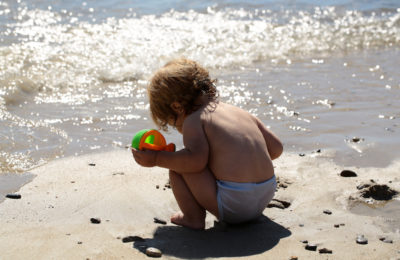 seguridad infantil en la playa
