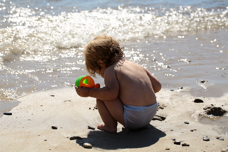 seguridad infantil en la playa