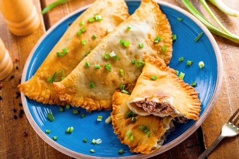 empanadillas de carne y cebolla