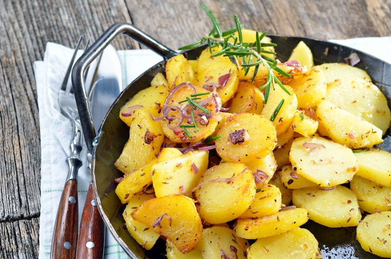 patatas al horno con mantequilla