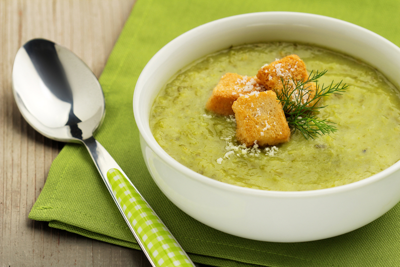 puré de verduras para niños