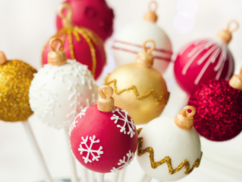 cake pops navideños