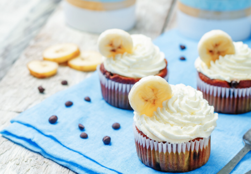 postres con plátano