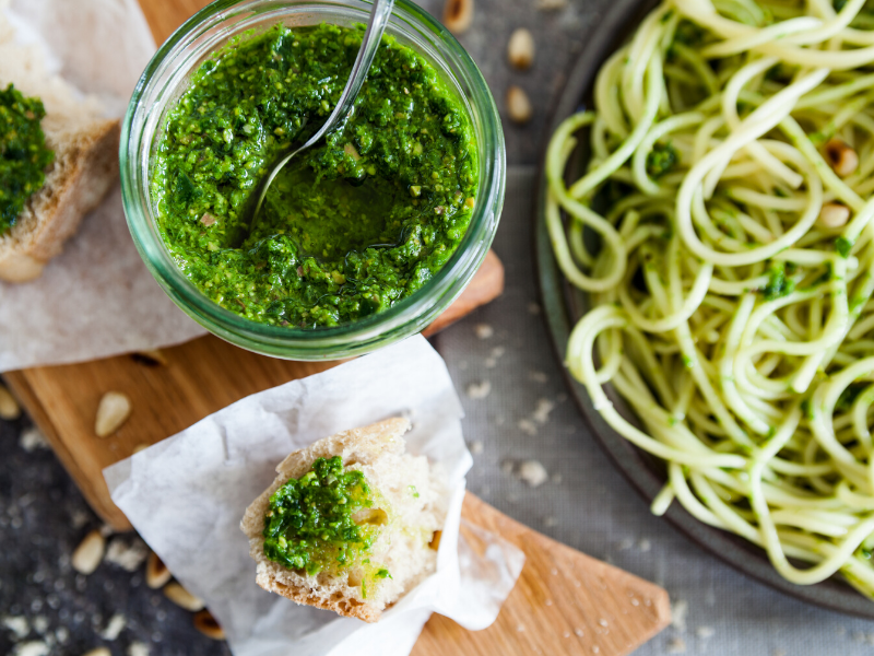 recepta del pesto