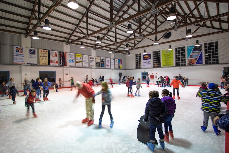 pista de hielo en Palafrugell