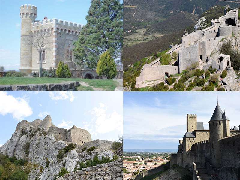 castillos del sur de Francia