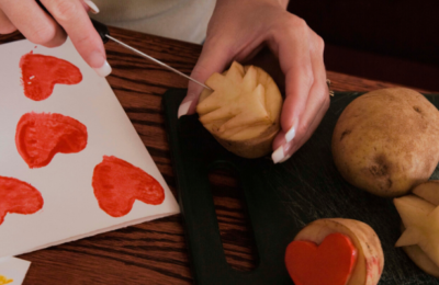 dibuixos amb patates