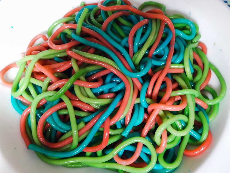 dar color a la pasta