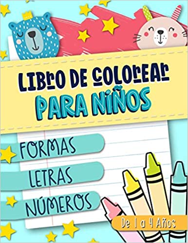 Aprendiendo a repasar Líneas Formas Letras Números: Libro de actividades  para niños de 3 a 6