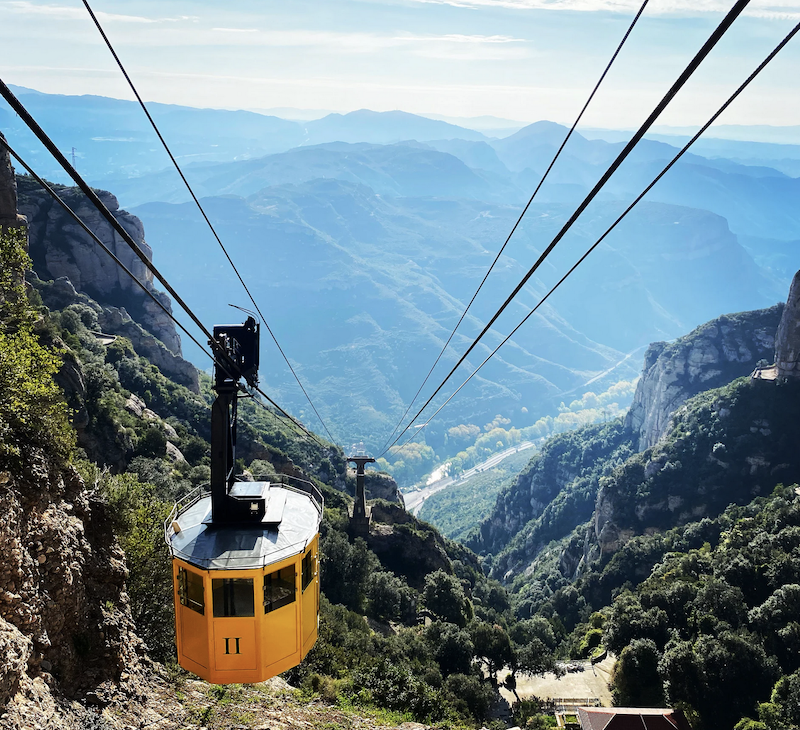 excursions amb nens montserrat