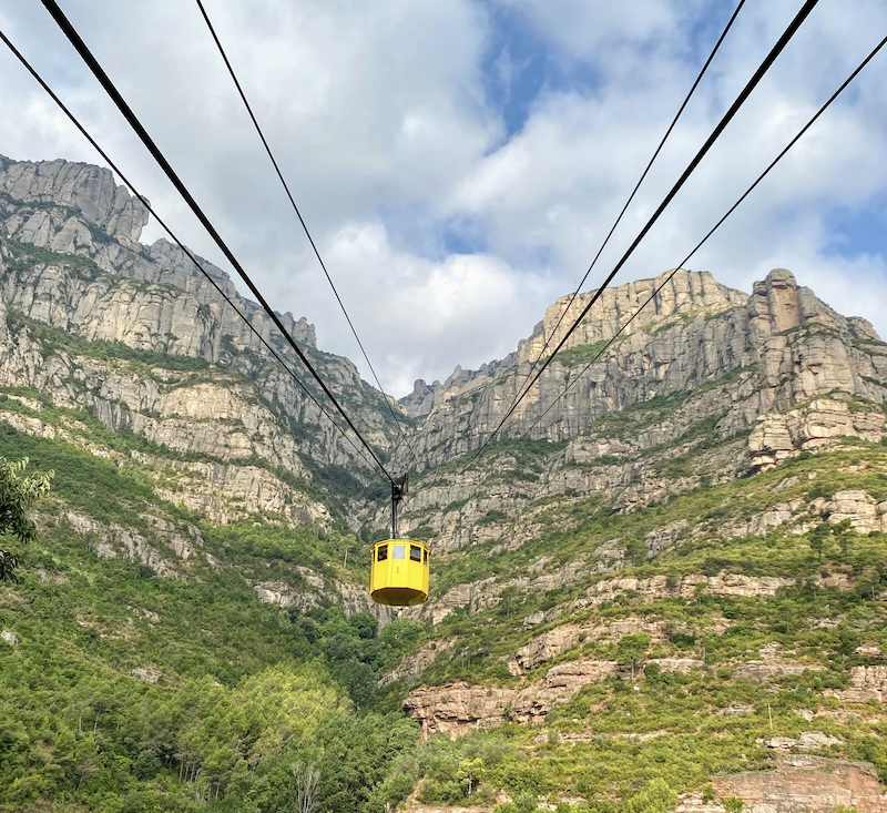 excursions amb nens montserrat