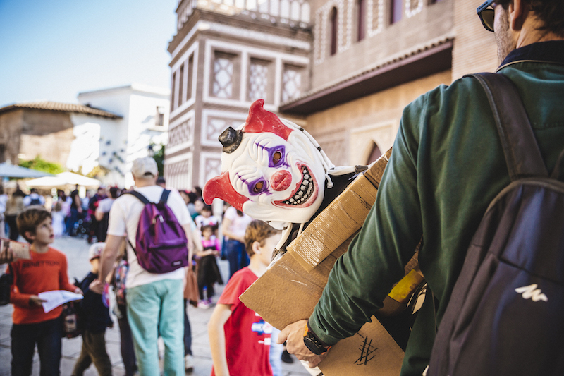 halloween en el poble espanyol