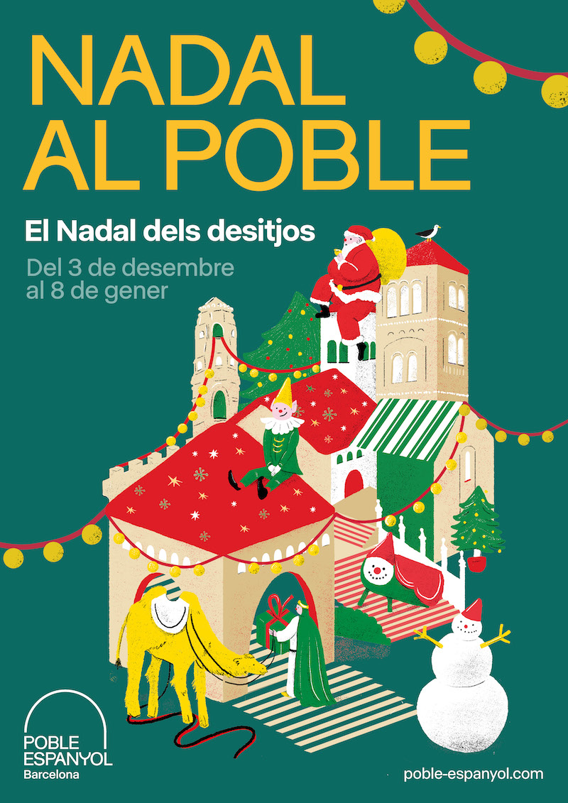 nadal amb nens al poble espanyol