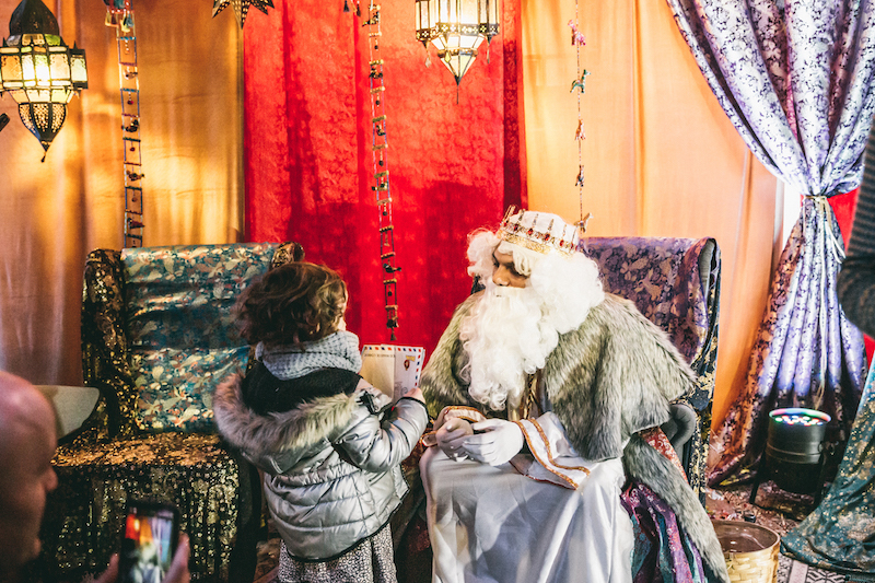 nadal amb nens al poble espanyol