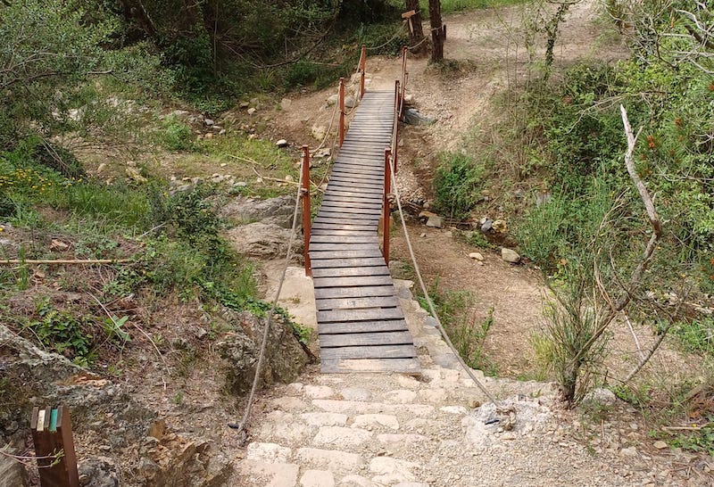 Camí del Rec en la Selva del Camp