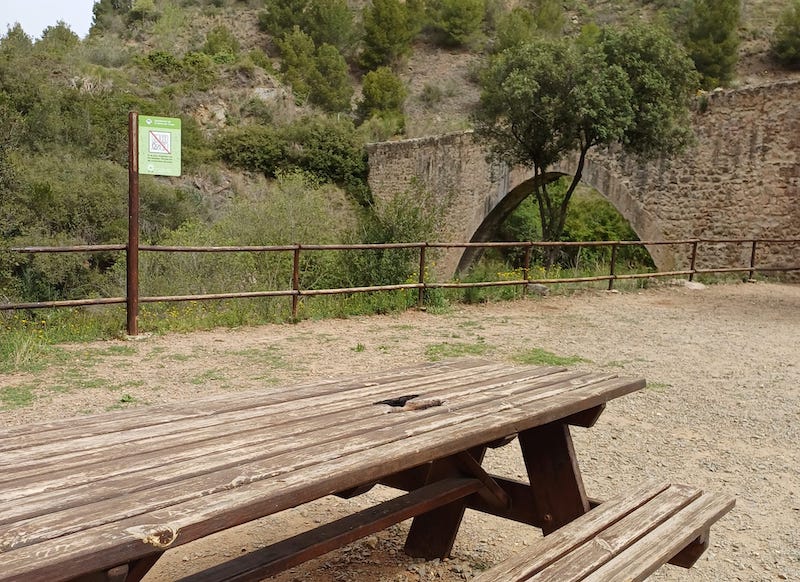 Camí del Rec en la Selva del Camp