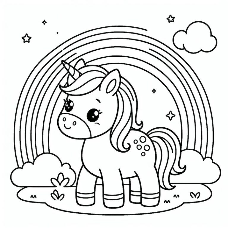 DIBUIXOS PER PINTAR D'UNICORNS - Sortir amb nens